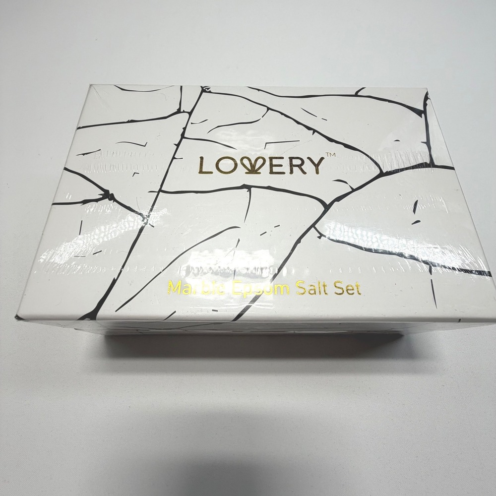 LOVERY Marble Epsom Salt Gift Set 6 Pack Aromatherapy Bath Salts‎ New